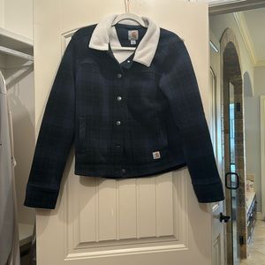 Carhartt fleece women’s button up jacket